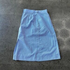 Vintage The Villagers Petite Pinstripe long Midi Maxi skirt Waist 26"